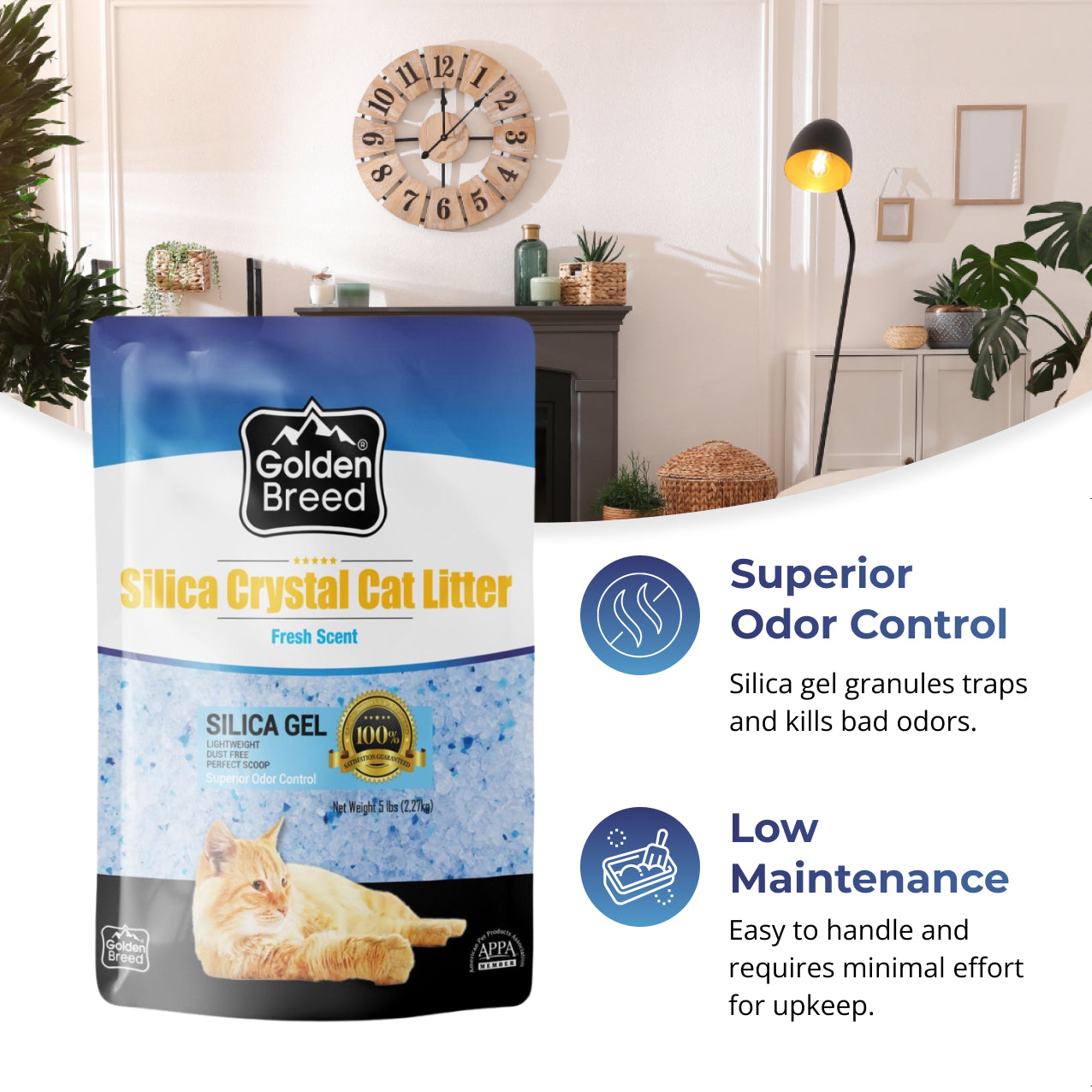 Crystal Silica Cat Litter