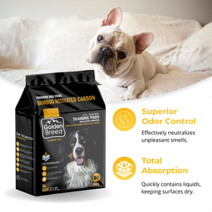 Ultra Absorbent Dog Training Pads with Activated Carbon