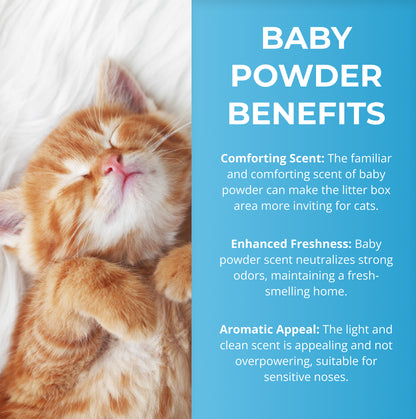 Natural Baby Powder Scented Cat Litter